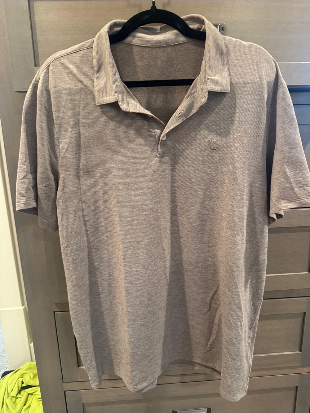 Men's Vuori Casual Polo Shirt - Light Taupe